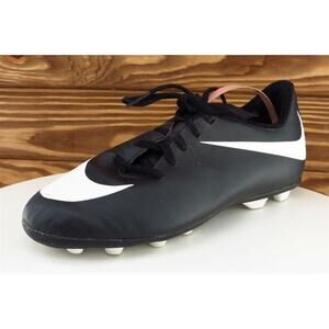 Nike Youth Boys Shoes Sz 4 M Black Synthetic Cleats
